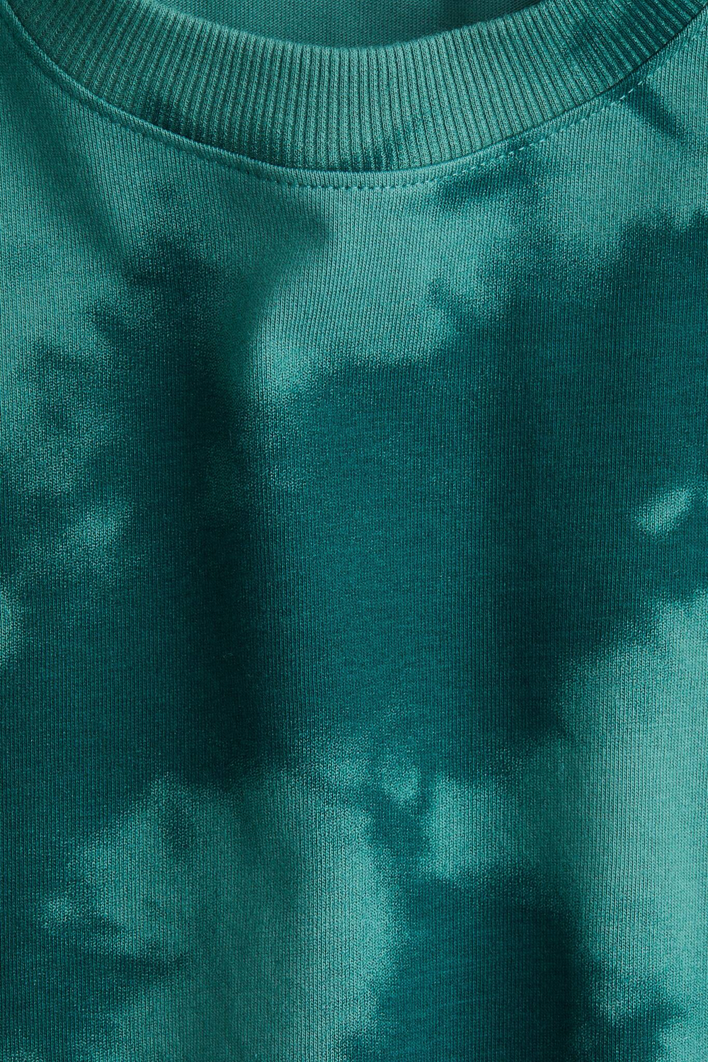 H&M Футболка из хлопка с принтом, зеленый