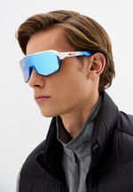 Спортивные очки 100% S2 / TotalEnergies Team Matte White Metallic / HiPER Blue ML Mirror Lens