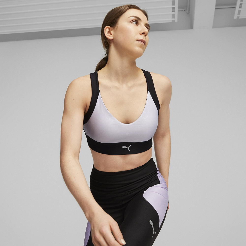 Женский топ-бра PUMA RUN REFLECTIVE AOP BRA