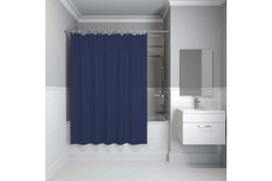 Штора для ванной IDDIS 200x180 см, PE, темно-синий P05PE18i11