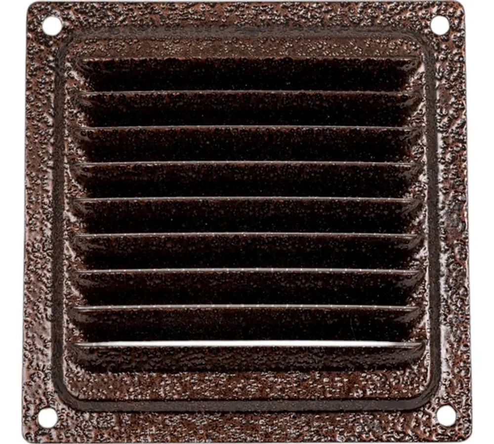 Решетка 10х10ВРС метал. с сеткой медь