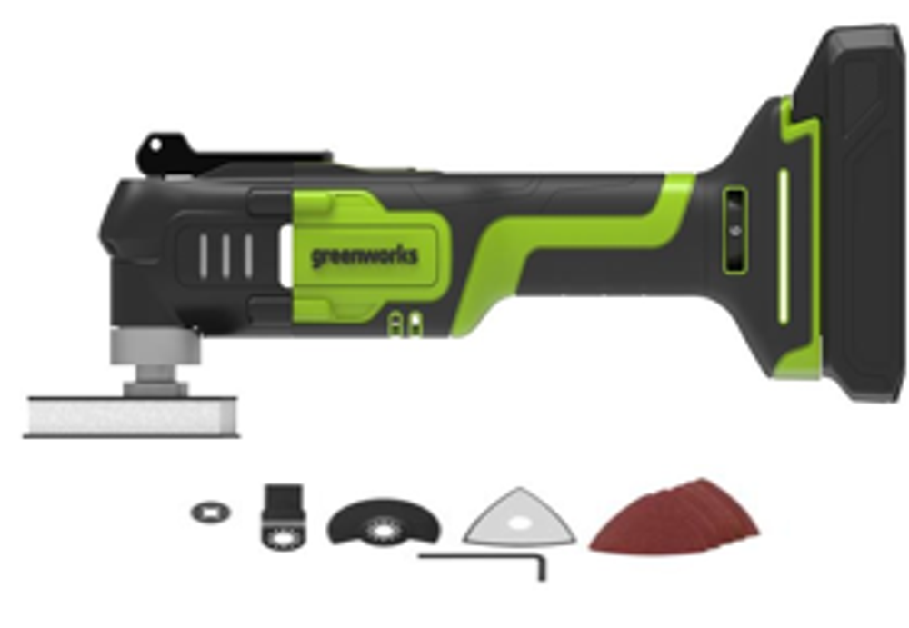 Аккумуляторный реноватор Greenworks G24MT, 3400307,24v, без АКБ и ЗУ