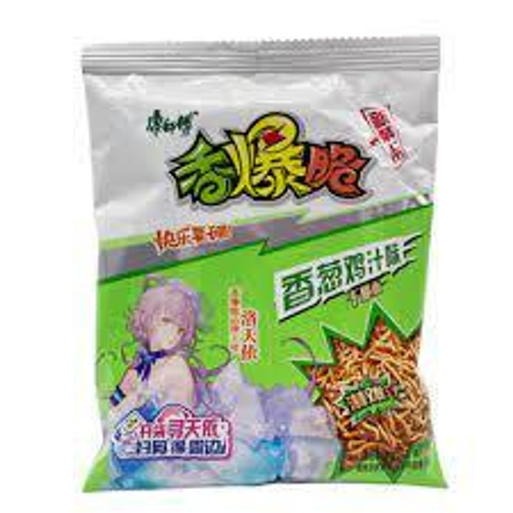 Хрустящая лапша со вкусом пряных раков Kangshifu 42г