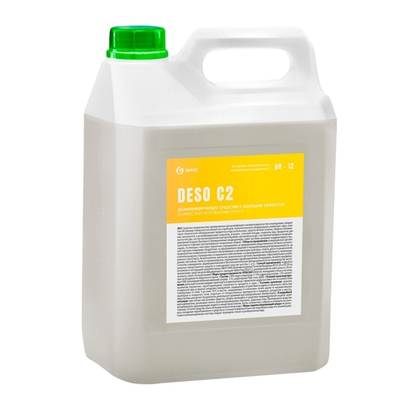 Grass DESO С2 (5л) средство дезинфицирующее с моющем эффектом на основе ЧАС