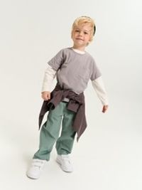 Футболка базовая "Пепел" с карманом