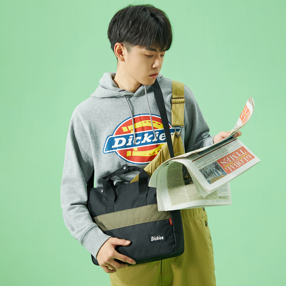 Dickies Polyester Laptop Bag Unisex Black & Army Green