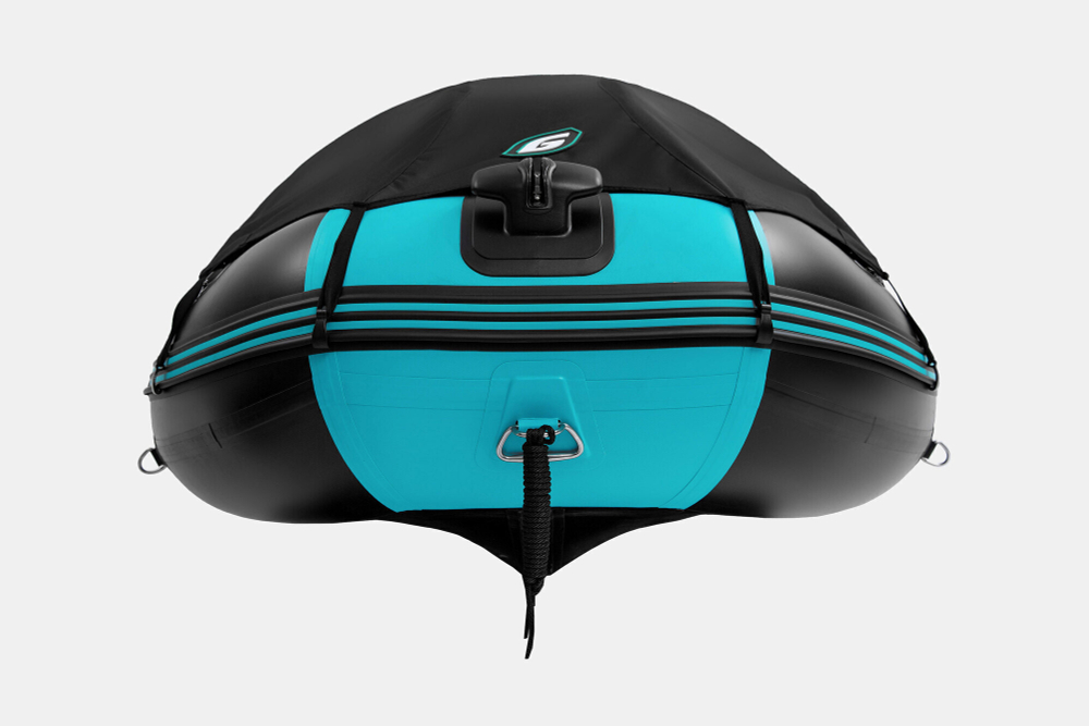 Надувная лодка GLADIATOR C330AL черно-бирюзовый