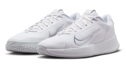 Женские Кроссовки теннисные Nike Court Vapor Lite 2 - white/metallic silver/pure platinum