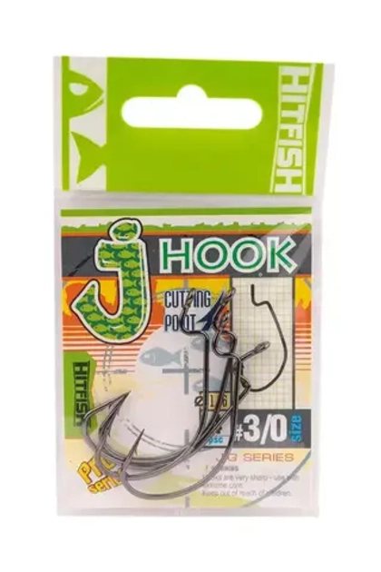 Крючок офсетный HitFish J-Hook (JH)