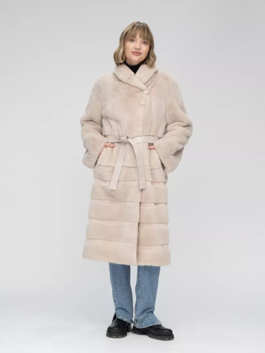 Шуба норковая натуральная Длина 110 см