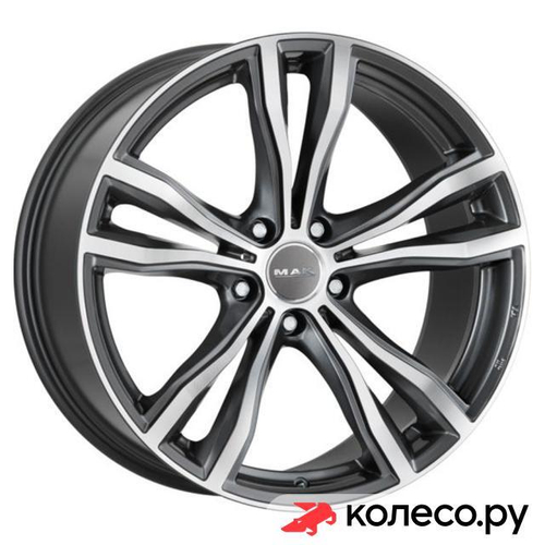 X-Mode 9x20/5*112 D66.6 ET35 Gunmetal Mirror Face