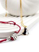 Комплект добра. Браслет из красной нити и подвеска.