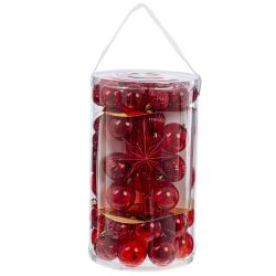 GAEM Набор из 56шт Украшение новогоднее "Шар", L21 W21 H37 см