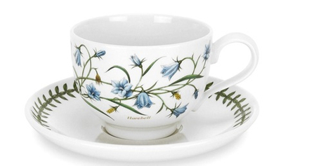 Portmeirion Кофейная чашка с блюдцем Harebell "Ботанический сад" 280 мл BG04557-D