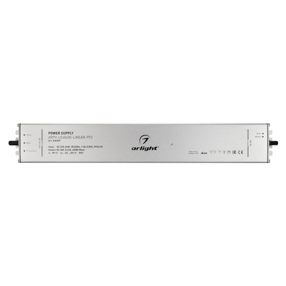 Блок питания Arlight ARPV-LG48400-Linear-PFC 48V 400W IP67 8,33A 036959