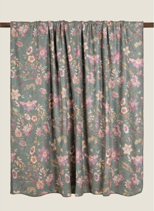 Плед Frati SOFT BAMBOO ENGLISH MORRIS Frati Home 150x200 Зеленый