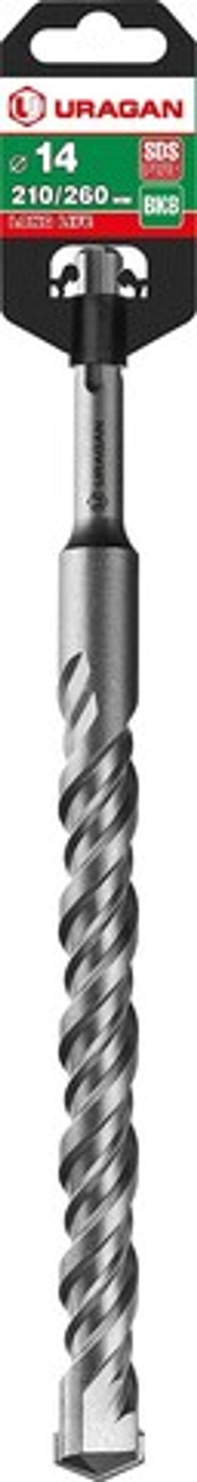 URAGAN 14 х 260 мм, SDS-plus бур (29311-260-14)
