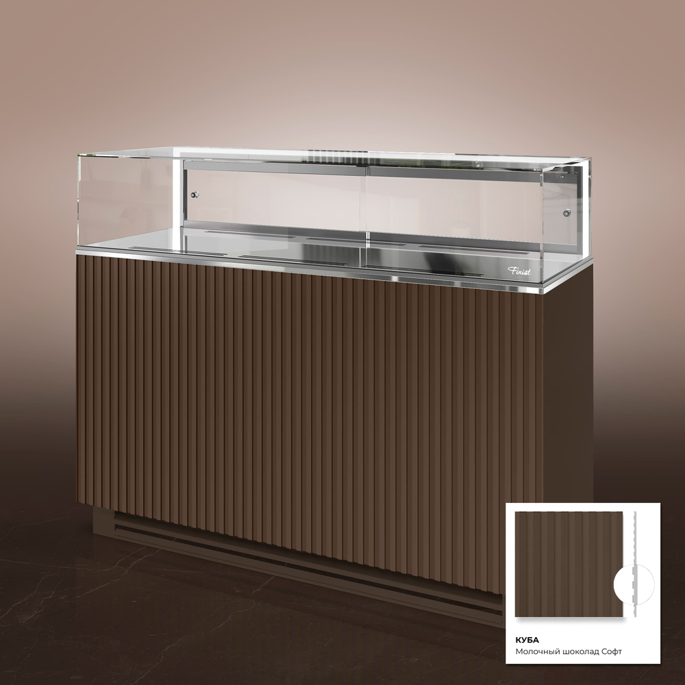 Кондитерская напольная холодильная витрина Finist GLASSIER 58 LUX