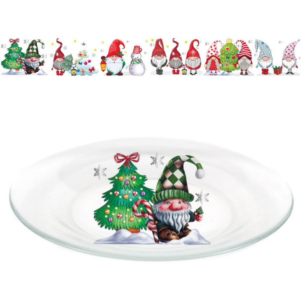Тарелка 19,6см «Гномы в деле» 6 видов