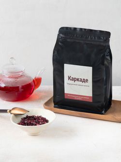 Напиток чайный - Каркаде (Гибискус) цветок 1/4 (резанный) пакет 500 гр