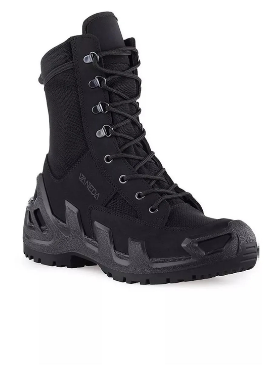 Ботинки тактические Vaneda V-Clutch 1203 On Duty чёрные облегчённые летние