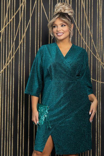 Платье Беатрис (мерцающая бирюза) П11847 LT Collection