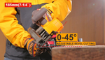Аккумуляторная циркулярная пила INGCO CSLI4218511 INDUSTRIAL 42 В 185 мм