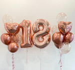 Сет шаров «Розовое золото»