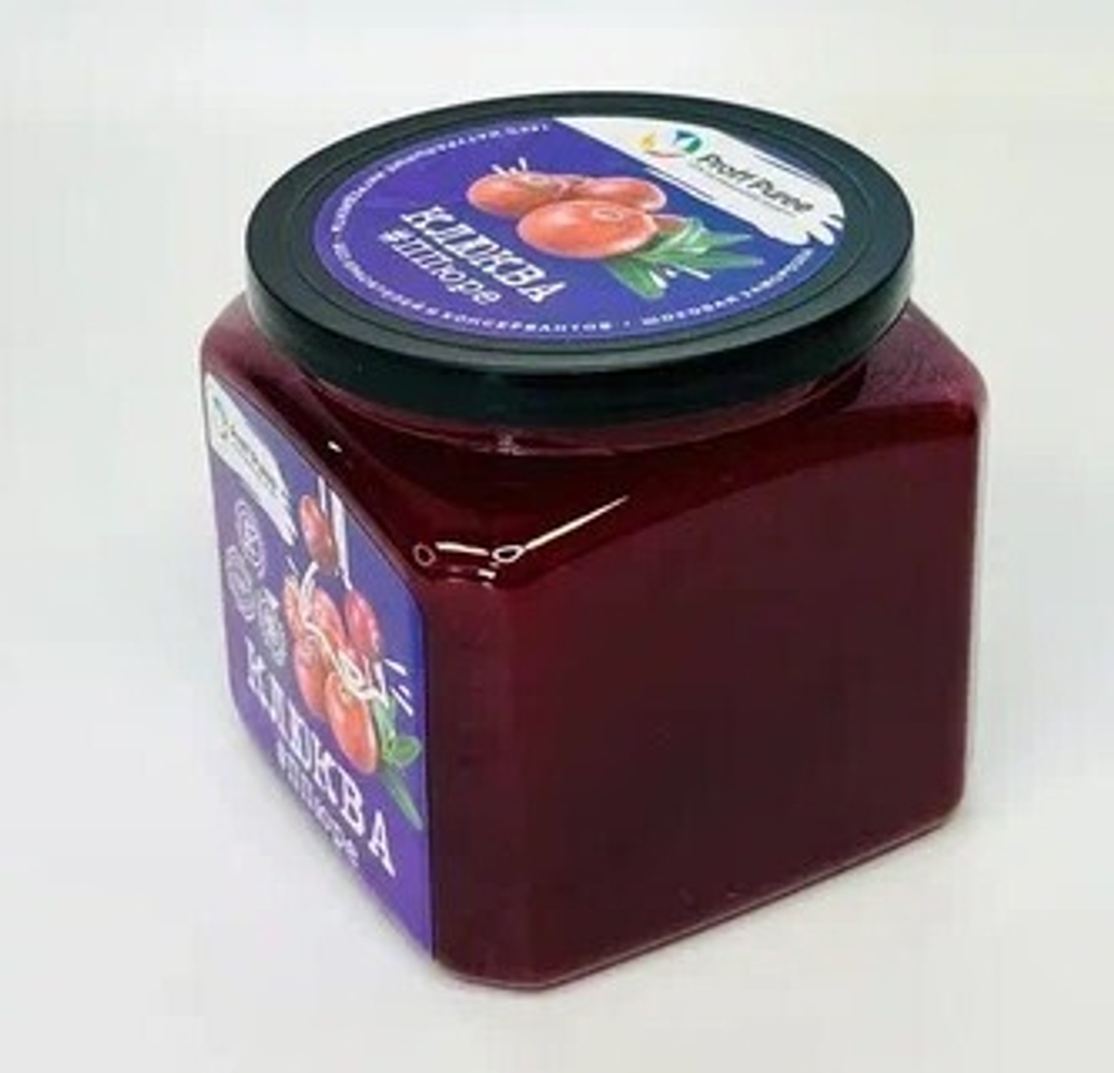 Пюре фруктовое Proff Puree КЛЮКВА 500 гр. замороженное