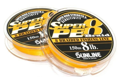 Шнур Sunline Super PE 8 Orange 150 м 20lb 10кг