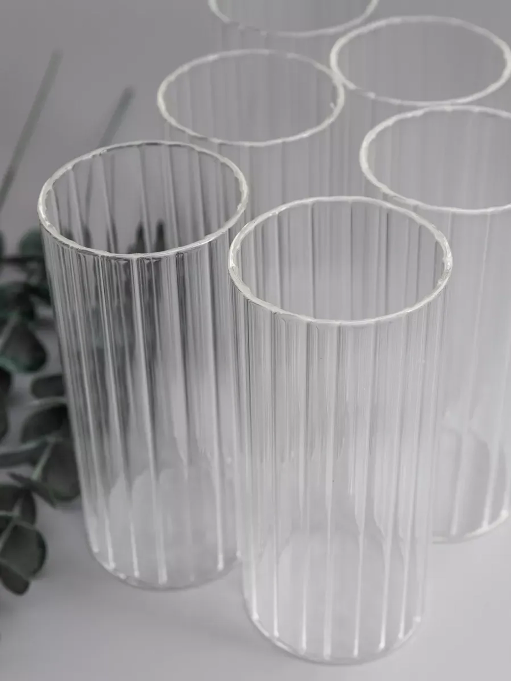 Набор рифленых стаканов, 400 мл. 6 шт.