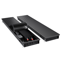 Конвектор внутрипольный Royal Thermo ATRIUM TURBO-80/300/1900-DG-U-BL