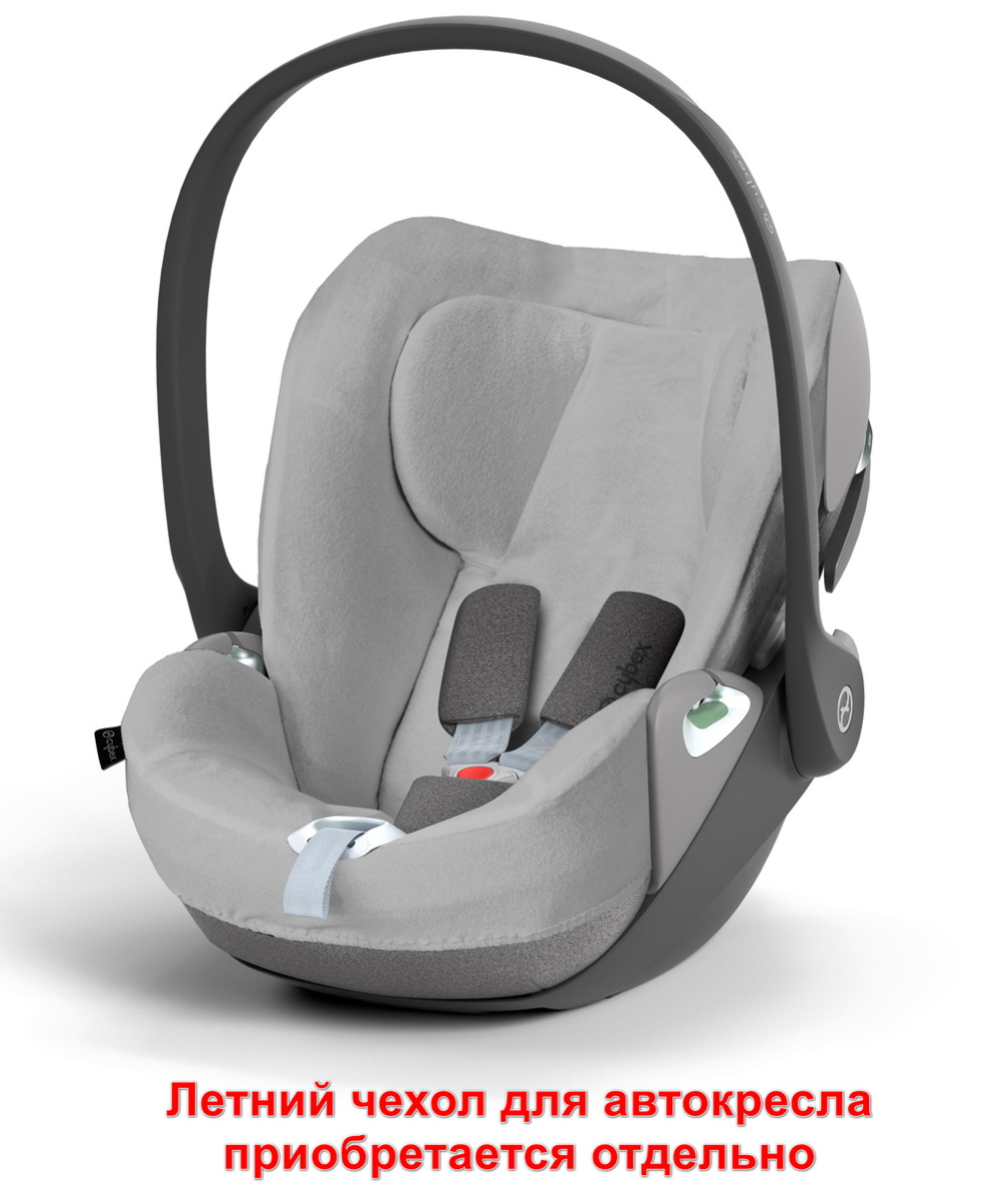 Коляска Cybex Priam IV Rosegold complete Cloud T Mirage Grey Plus Base T 3 в 1 Leaf Green