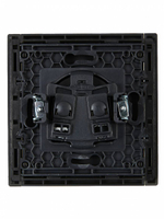 FORTE&PIANO Розетка 1-местная без заземления с защитными шторками винтовое крепление 10А FP317 серый IEK