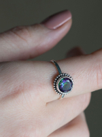 Кольцо МИСТИК, серебро/кварц