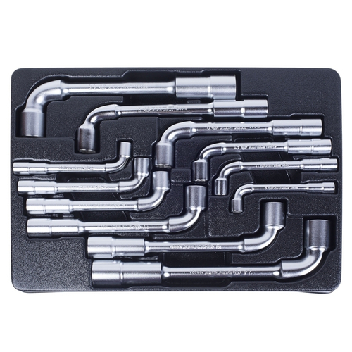 KING TONY (9-1812MR) Набор торцевых ключей Г-образных, ложемент, 12 предметов