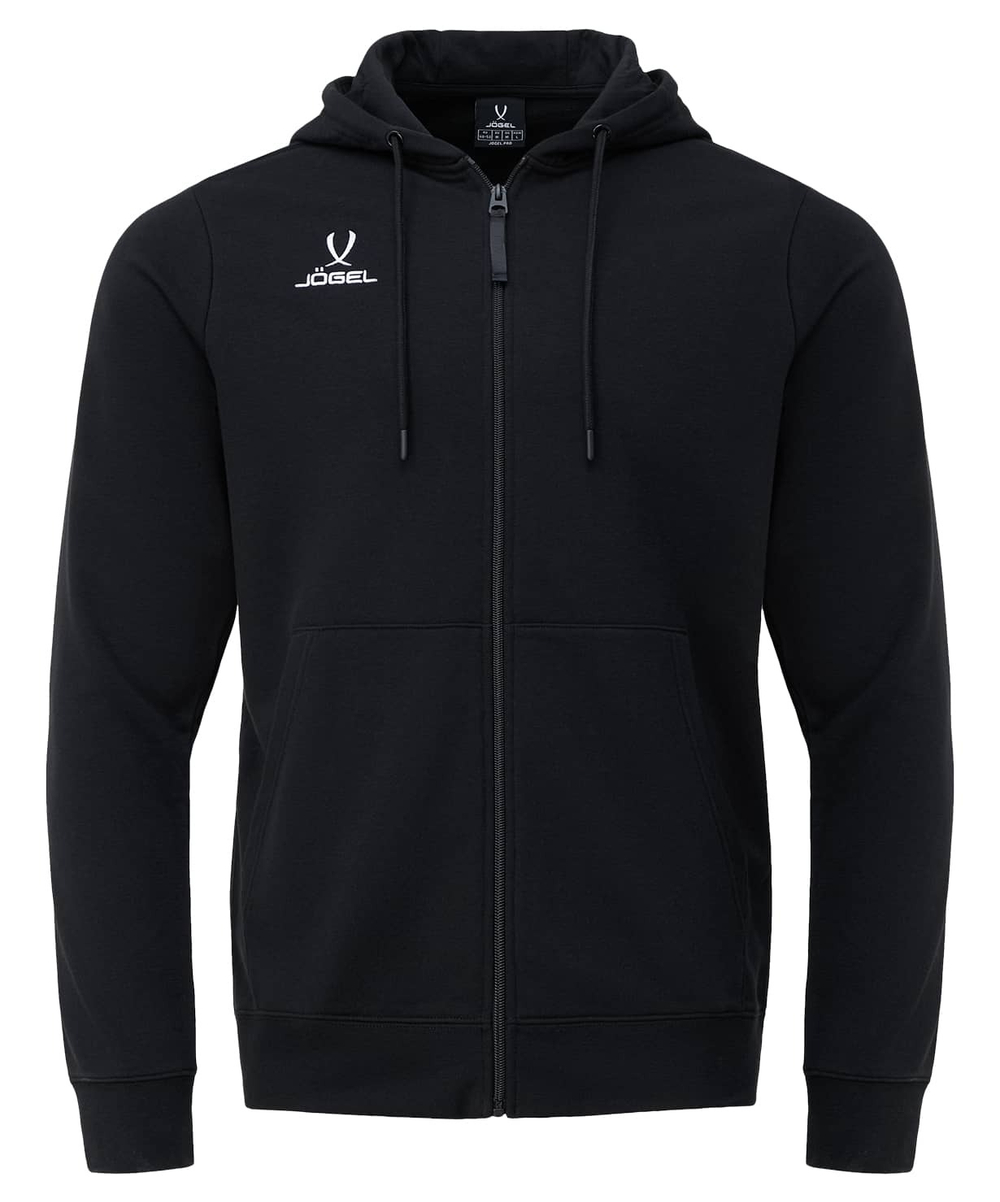Худи на молнии ESSENTIAL Cotton Zip Hoodie, черный