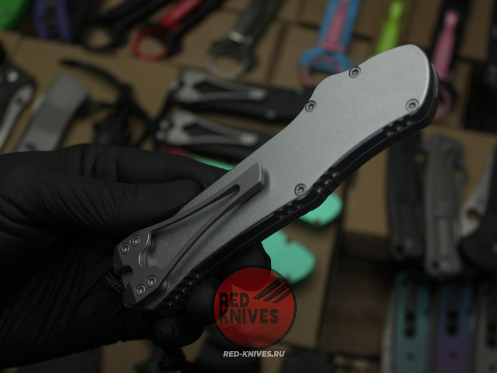 Нож Heretic Hydra V4 Single Edge S/E Standard SilverGray - светлая рукоять, светлый клинок