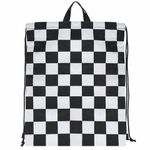 Мешок для обуви BRAUBERG большой удобный с ручкой, 51х41 см, "Black and white", 271595