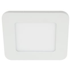 Светильник светодиодный встраиваемый Даунлайт ЭРА LED 2-6-4K Slim панель 6Вт 4000К квадрат | Downlight