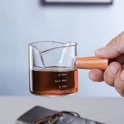 Мерный шот для кофе 15/30/45/60/75 мл стекло с ручкой P.L.- Barbossa