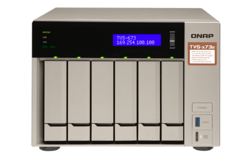 Сетевой RAID-накопитель QNAP TVS-673e-8G
