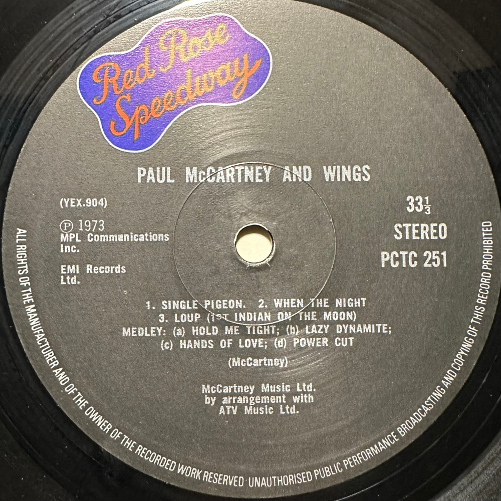 Wings - Red Rose Speedway (England)
