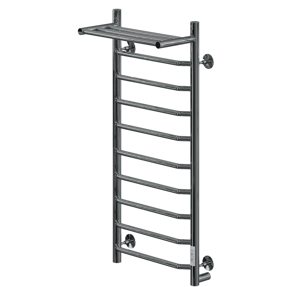 Полотенцесушитель электрический с/т Comfysan Scola EC-10 100/50 с полкой, хром, шт