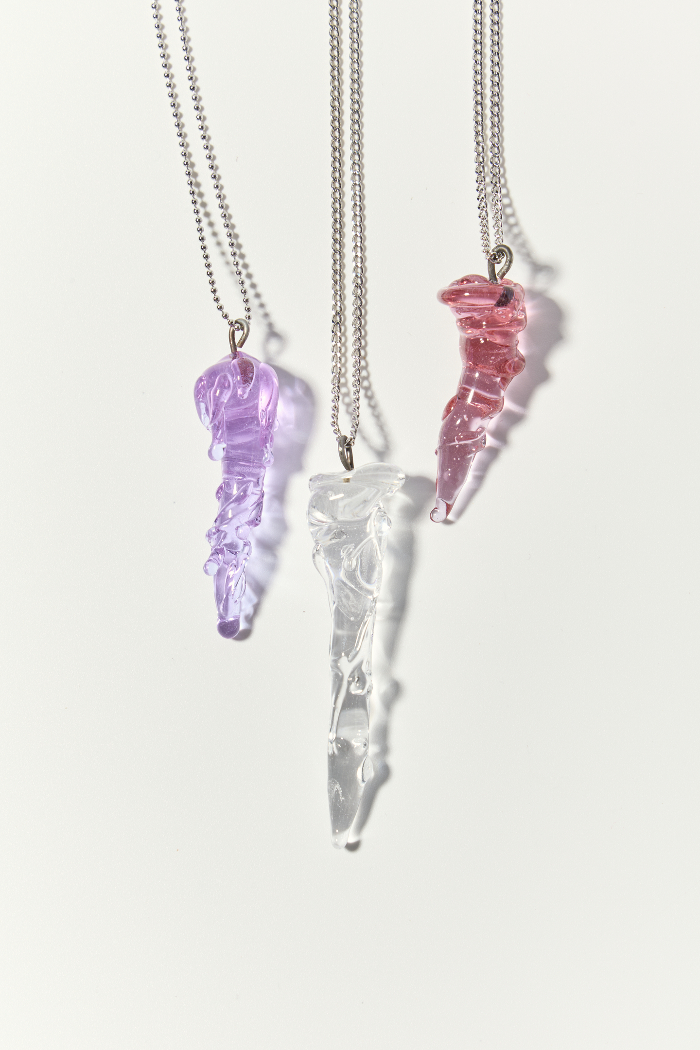 Подвеска Сосулька, стекло