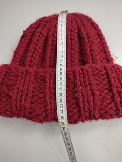 Шапка крупной вязки