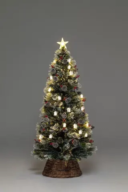 Оптоволоконная елка с LED лампочками Сказочная 240 см., леска+пвх, контроллер (Т2121-240)