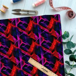 Ткань премиум интерлок вечерняя галерея