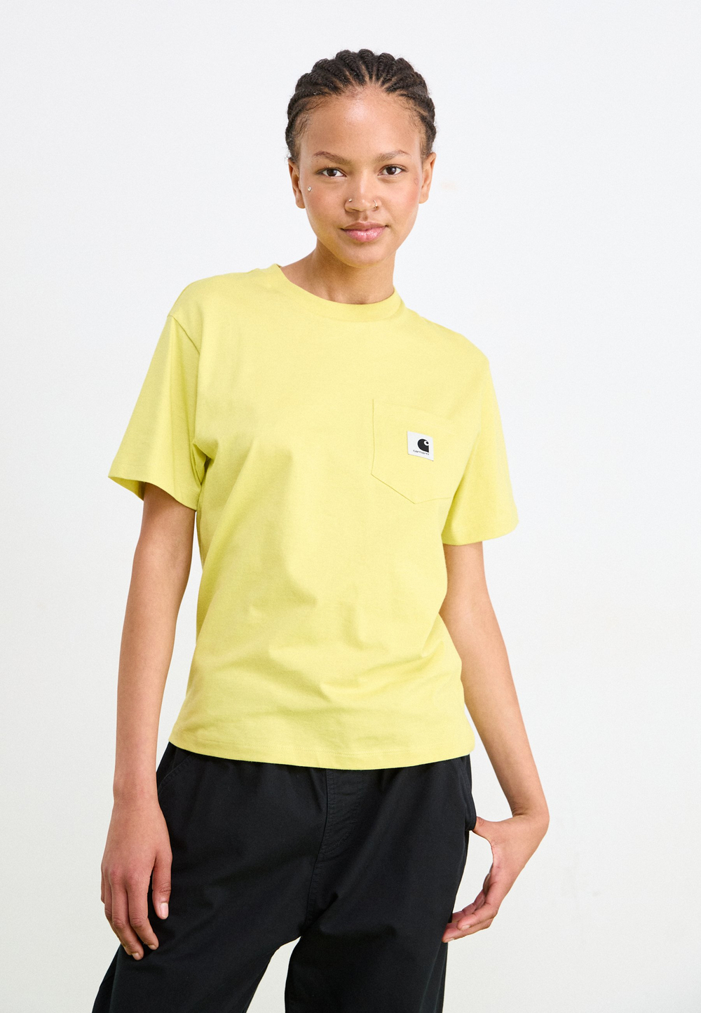 Carhartt WIP Базовая футболка - Жёлтый