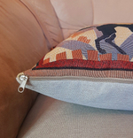 Наволочка гобеленовая декоративная для интерьерной подушки Кошачья жизнь - Осень 45х45